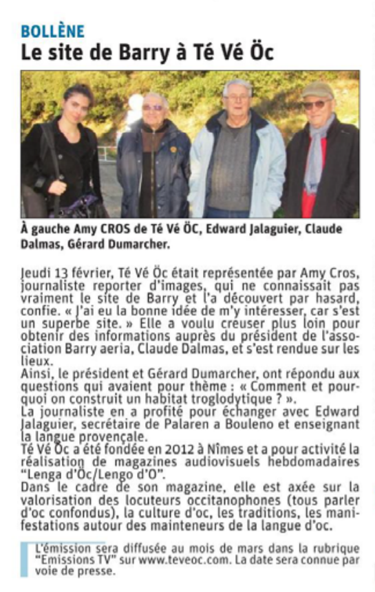 Barry te ve oc la provence 16 fev 20